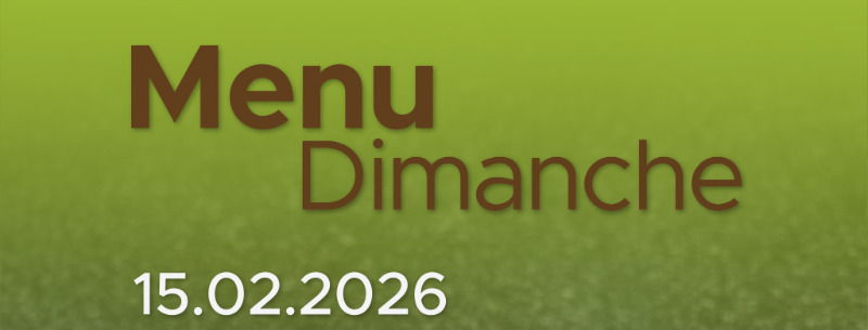 Menu du Dimanche Menu du Dimanche