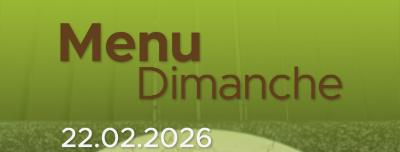 Menu du Dimanche Menu du Dimanche