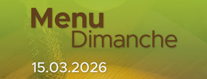 Menu du Dimanche Menu du Dimanche